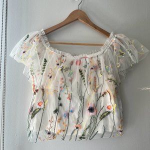 Lucy Paris Embroidered Top